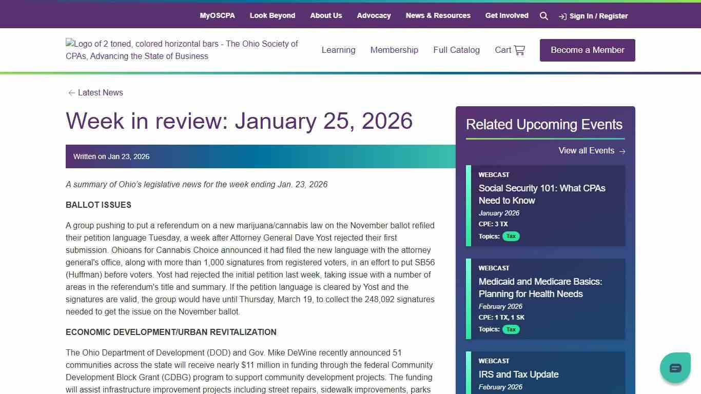 Week in review: January 25, 2026